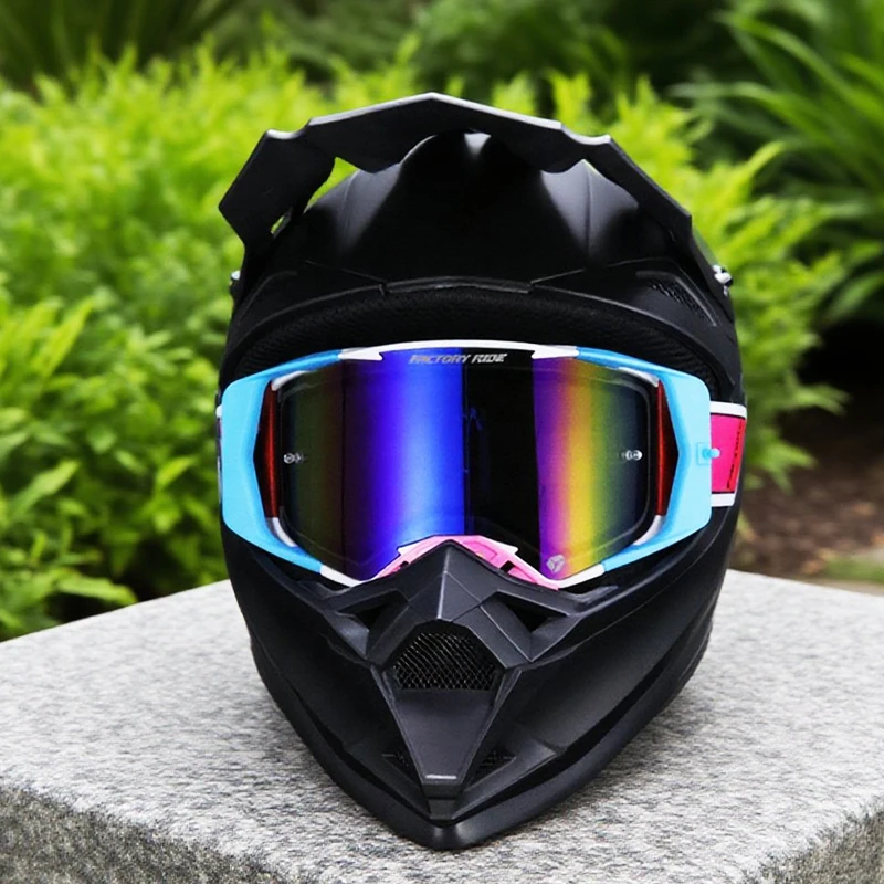 NEW FXR Wide Vision Protective Motocross Goggles for Men Riding MX Dirt Bikes ATVs and Compatible with Ski Masks