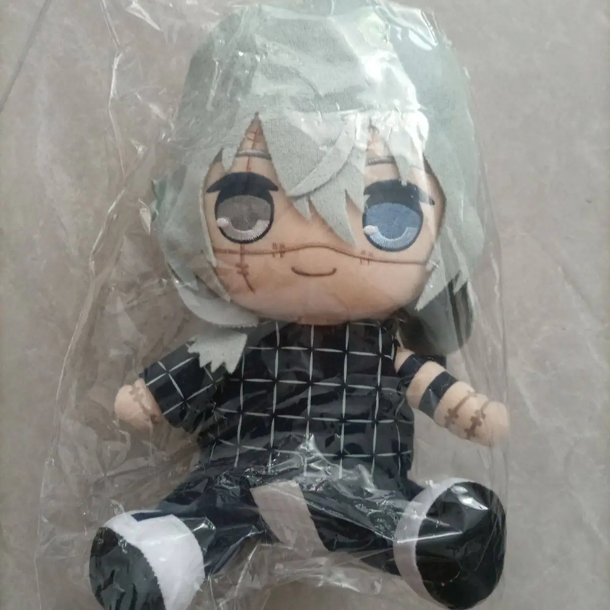 

Genuine Anime Jujutsu Kaisen Mahito Cosplay Sitting Position Fluffy Cotton Maumet Cartoon Puppet Adorn Birthday Gift Halloween