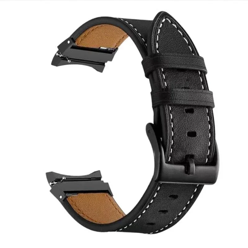 No Gaps PU Leather Band For Samsung Galaxy Watch 5/pro Classic 47 43mm Smartwatch Belt Bracelet Correa Watch 6/5/4 44 40mm Strap