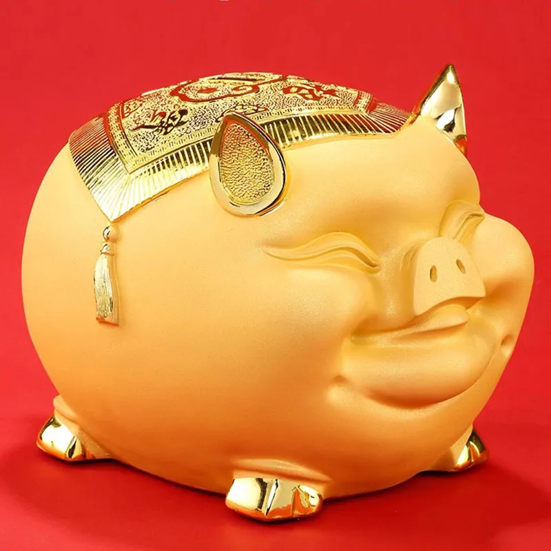 Pig Organizer Money Boxes Saving Safe Kids Cute Anime Gift Children Secret Original Piggy Bank Kawaii Spaarpot Home Decoration