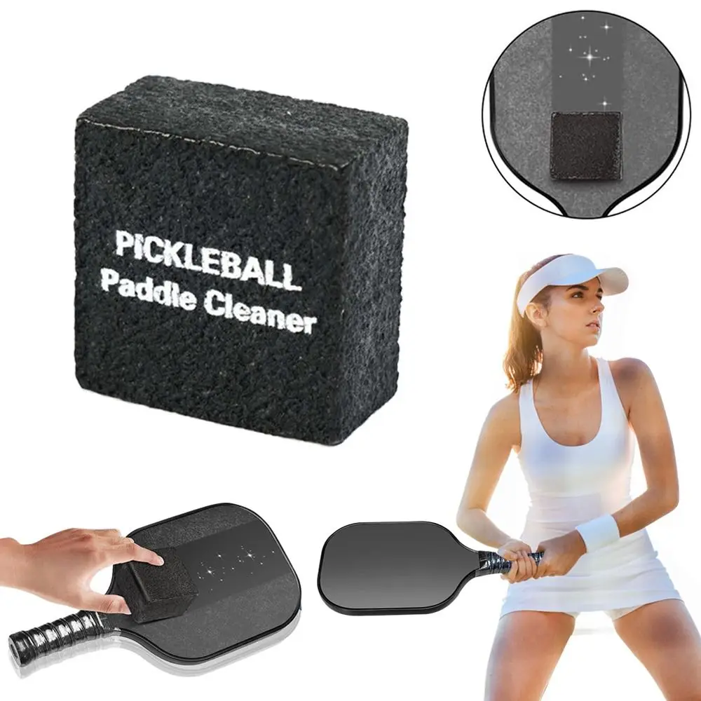 Gumka do czyszczenia rakiet pickleball, szybka, skuteczna, łatwa w użyciu, usuwa pozostałości, czyścik do włókna węglowego, czyścik do zadrapań.