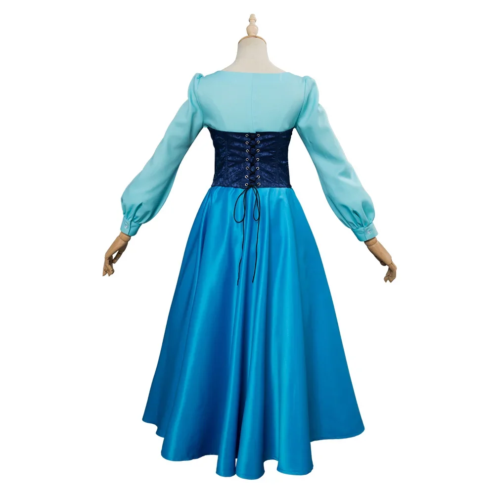 Robe de Princesse Ariel pour Adulte, Costume Cosplay, Tenue de brevBleue, pour Halloween, Carnaval, sur Mesure view 5