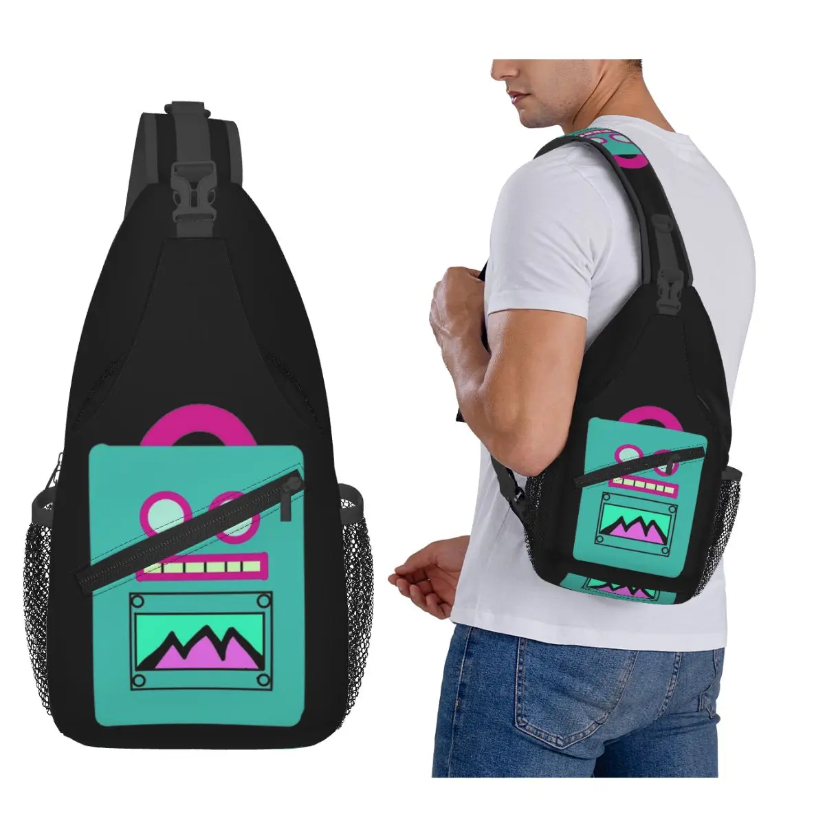 

Benson's Backpack - Kipo And The Age Of Wonderbeasts Chest Bag Men Sling Crossbody Backpack Chest Bag Daypack Shoulder Bag
