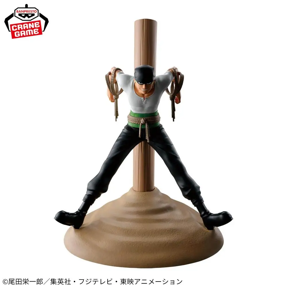 Disponibile bandai BANPRESTO One Piece FIGLIFE Roronoa Zoro Figura Anime Modello Giocattolo decorazione Ornamenti regalo di compleanno