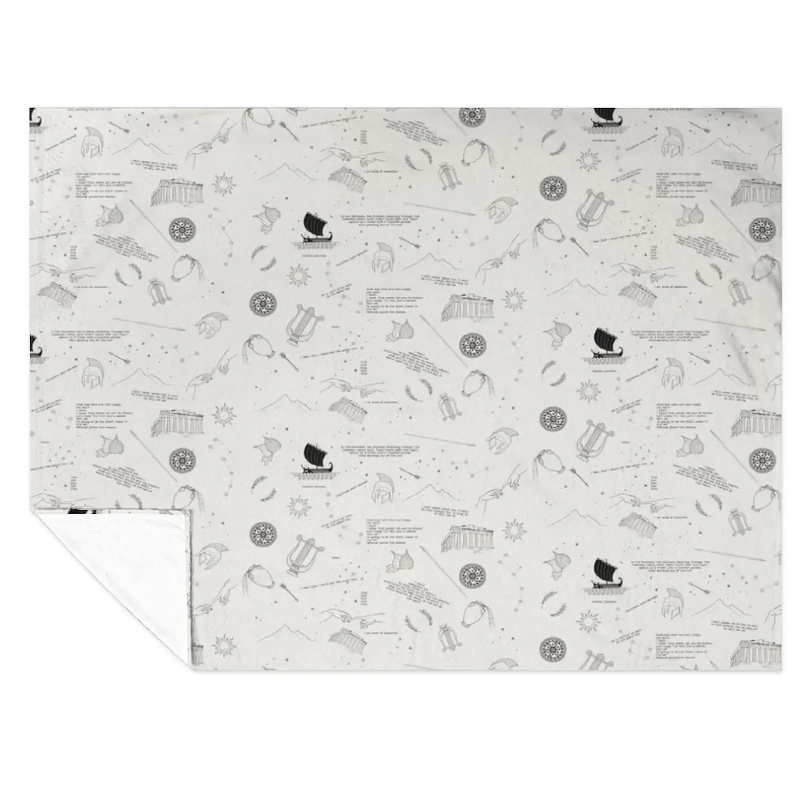 

the song of achilles Throw Blanket bed plaid Comforter warm for winter Luxury Designer Blankets