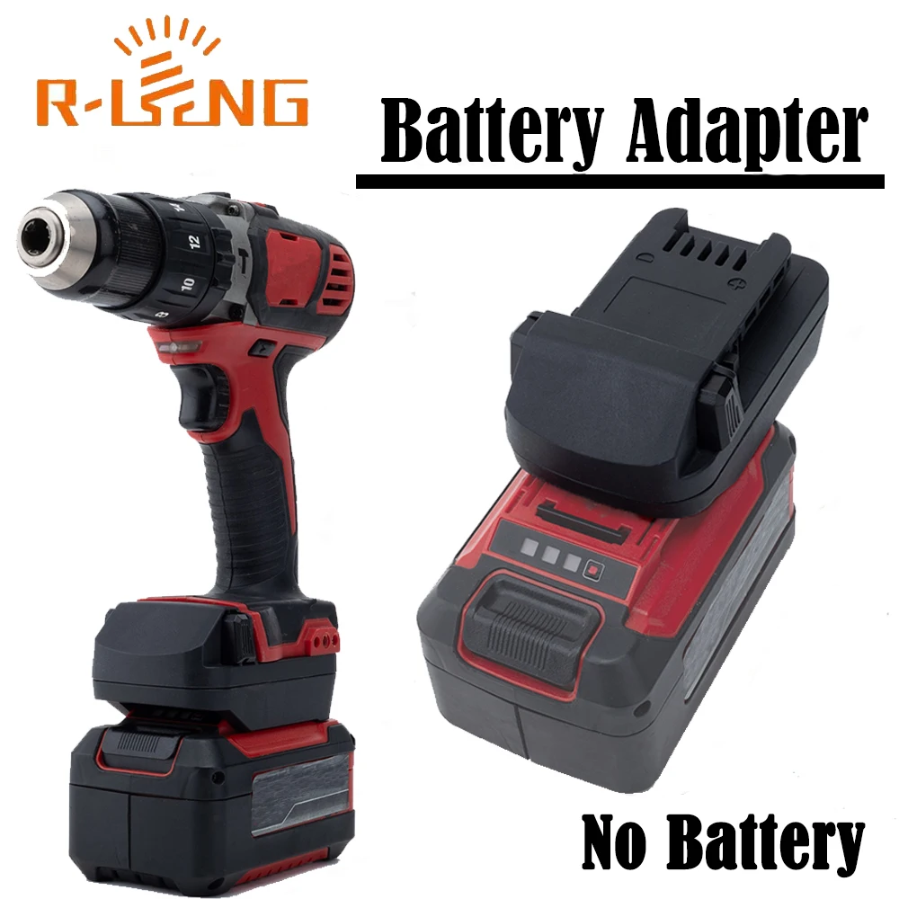 Batterie-Adapter-Konverter für Ozito 18 V PXC Lithium-Batterie für Milwaukee 18 V Li-Ion Elektrowerkzeug-Zubehör (KEINE Batterie)