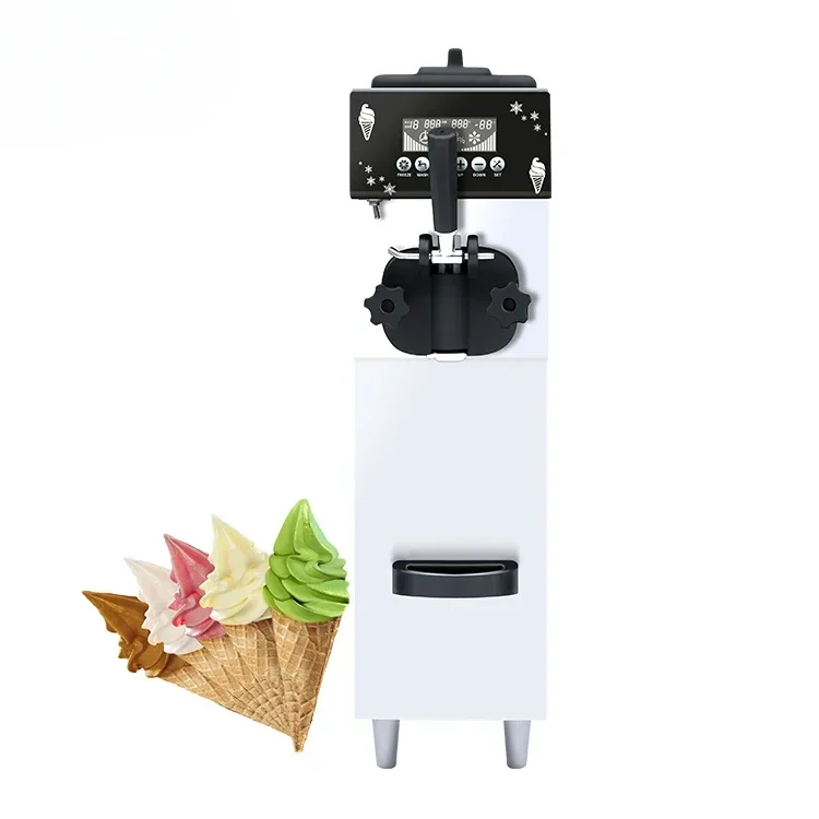 KLS-S12 Home Use Table Top Small Mini Single Nozzle Color Panel Small Ice Cream Machine Wholesale PriceHot SalesHot Sales