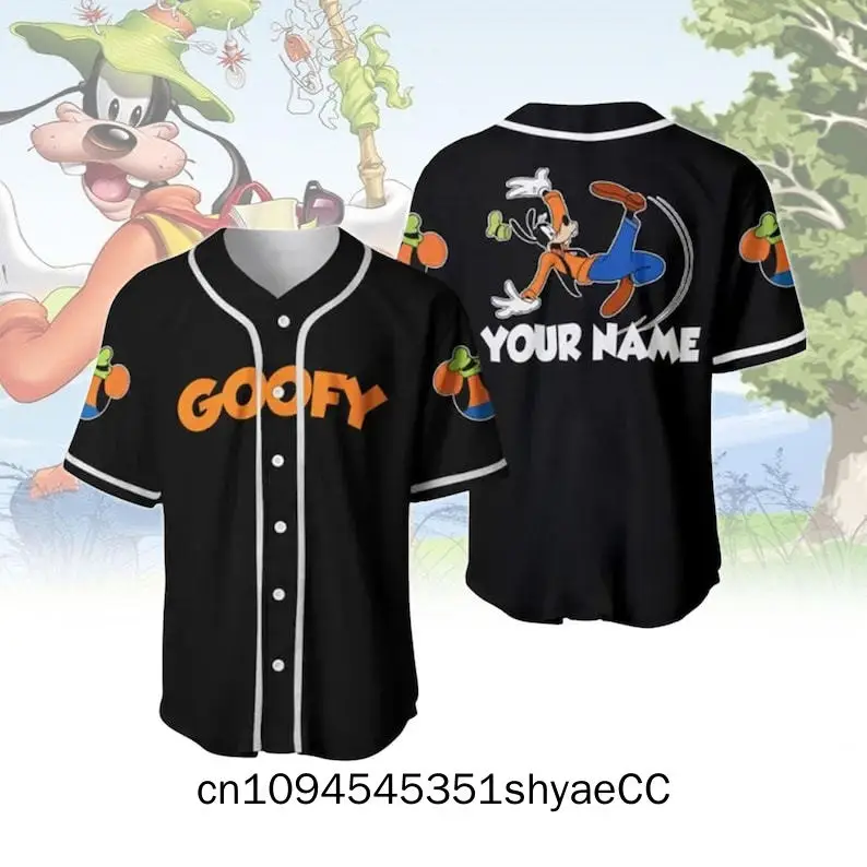 

Personalized Goofy Baseball Jersey, Disney Jersey Shirt, Goofy Dog Shirt, Goofy Lover Gifts, Disneyland, Disneyworld Baseball Un