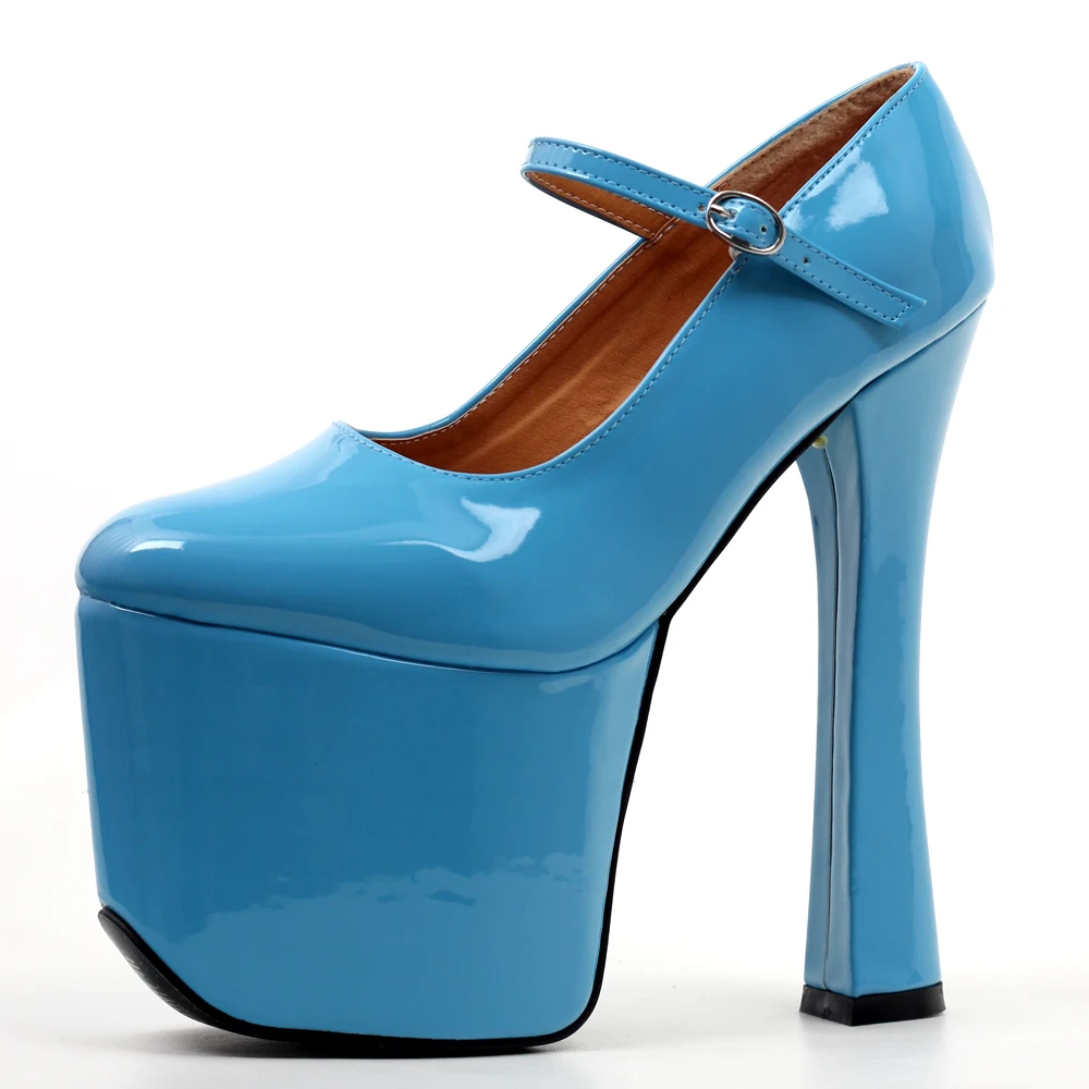 Sky blue shiny