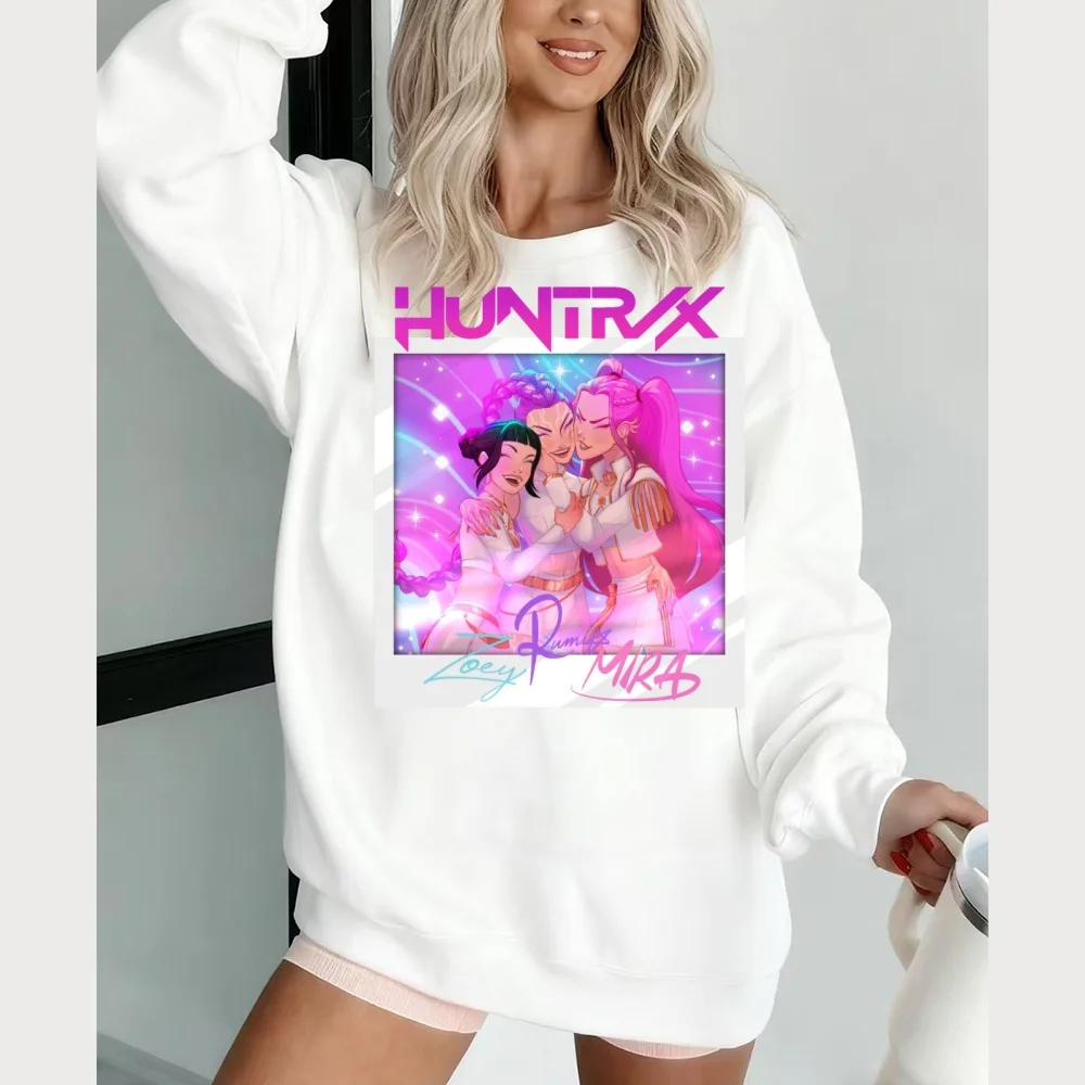 KPop デーモンハンター映画 2025 新しいフーディストリートトレンドスウェットシャツ男性と女性のレトロファッションオーバーサイズ服