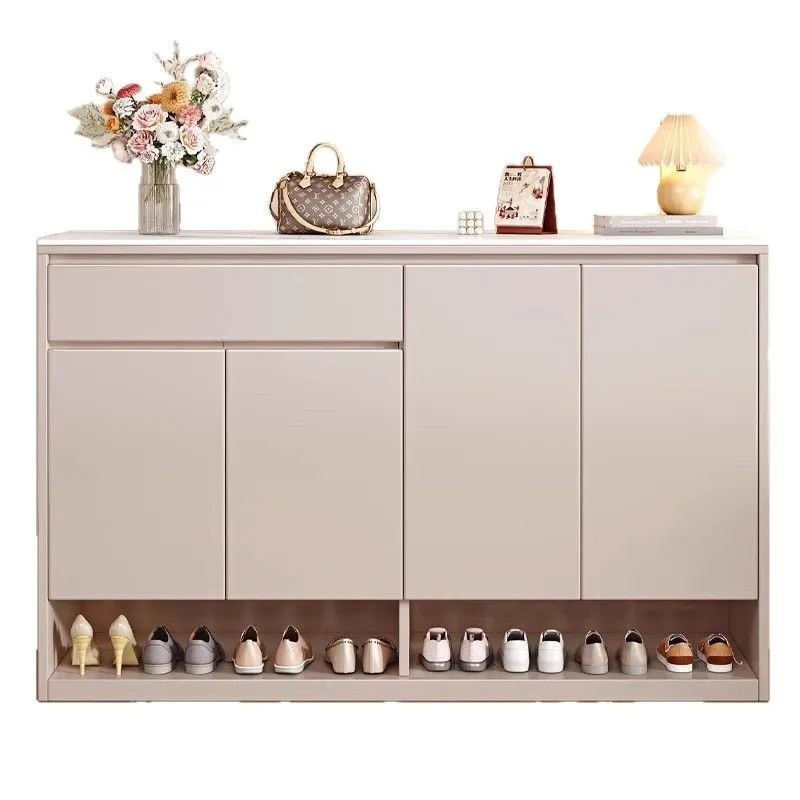 

Solid wood, cream, shoe cabinet, household, door, interior, locker