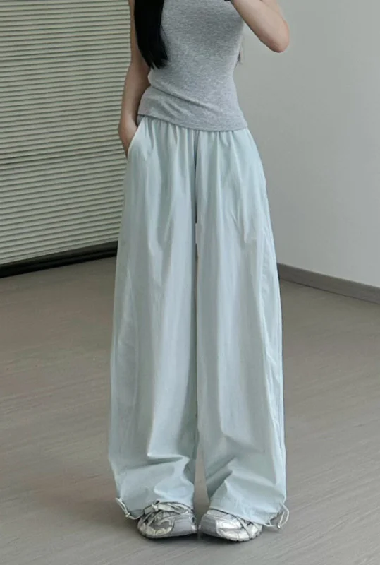 Cargo Pants Womens Coffee Summer Polyester Banded Capri Cycling Outdoors Quick-Drying Waterproof Lightweight Activewear Relaxed