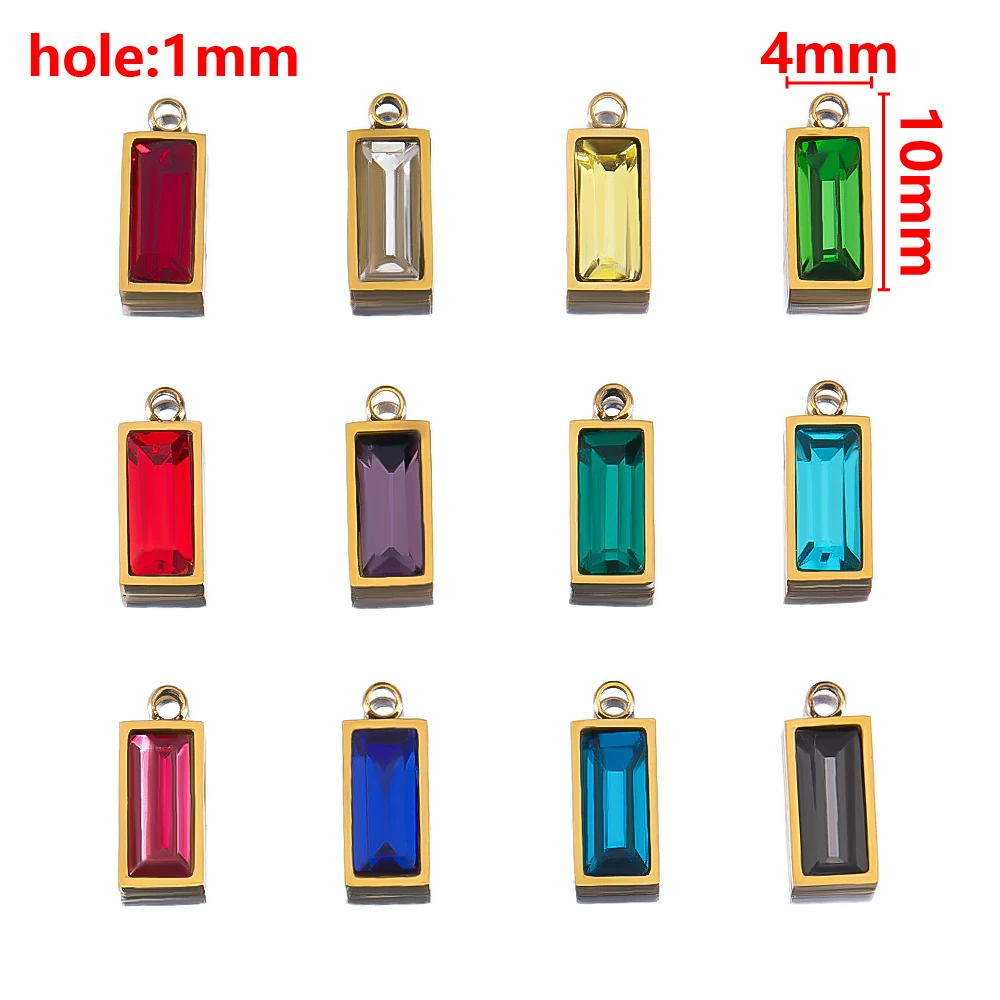 

2 шт., ретро-стиль, высокая прозрачность, квадратный кулон из нержавеющей стали со стразами для DIY, серьги, ожерелье, материалы для изготовления ювелирных изделий