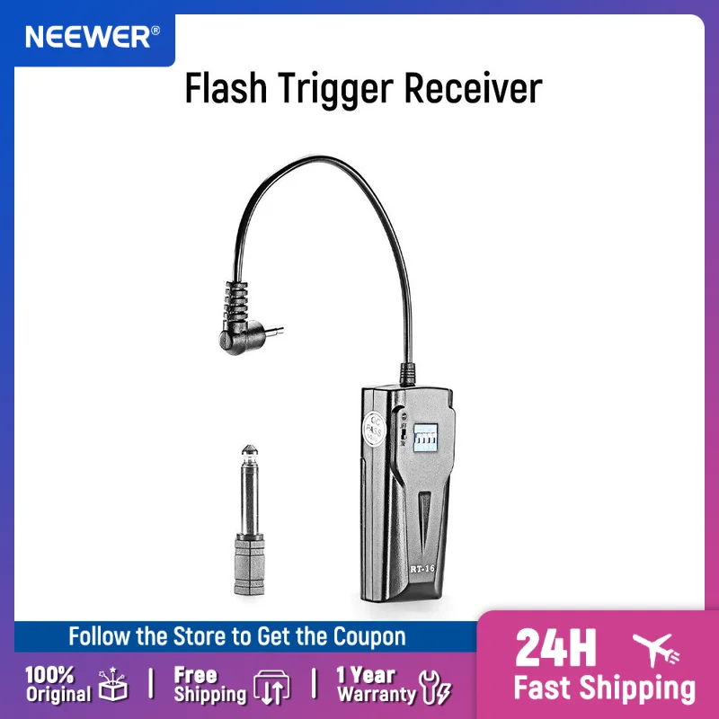 

Neewer RT-16 16 Channel Wireless Studio Slave Flash Trigger Receiver