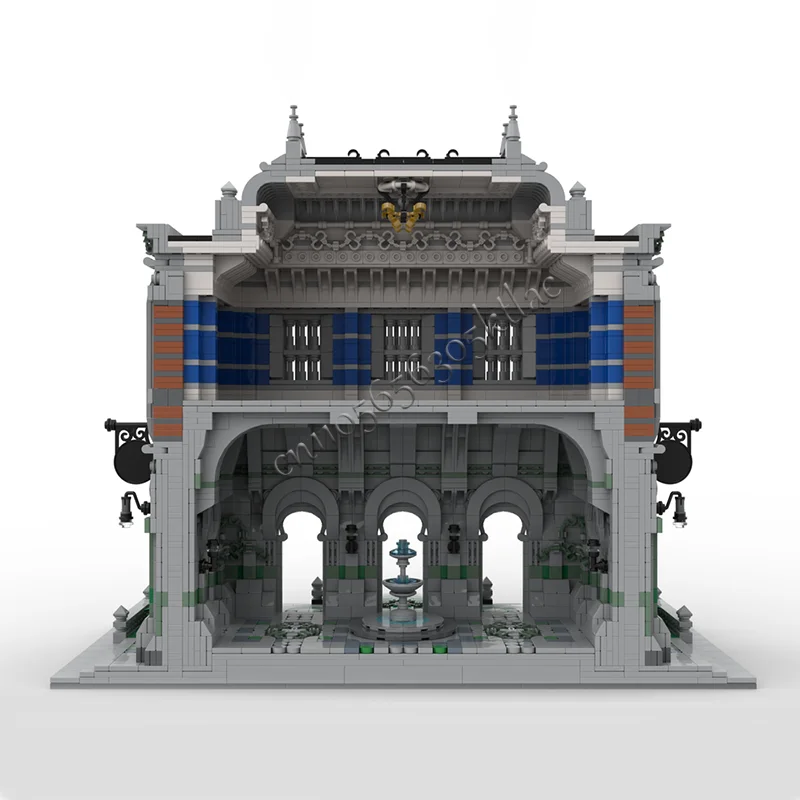 5163 PCS MOC Medievale Due Storie Castello Classico Modello Modulare Building Blocks Set FAI DA TE Educazione Mattoni Giocattolo Regalo Di Compleanno Del Capretto