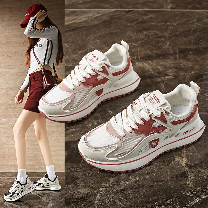 

Женская обувь, дышащая универсальная сетчатая обувь, повседневная спортивная модная обувь, женские износостойкие кроссовки для женщин