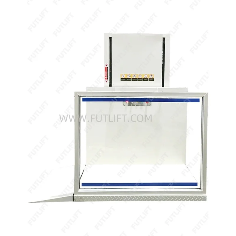 4.5 متر 10ft عمودي الألومنيوم كرسي متحرك رفع 5.5 متر 7 متر بيت الضيافة مصعد كهربائي للمنازل