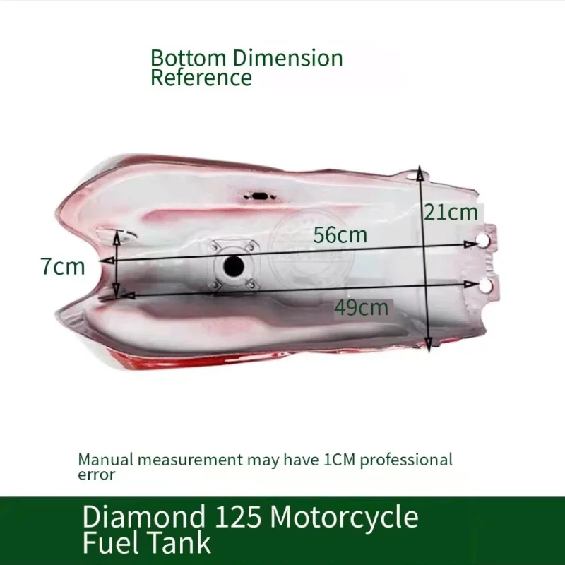 

Fuel Tank for Leopard 125K/K‑2/2A & Silver Leopard HJ125K‑A/7A/7D Motorcycle