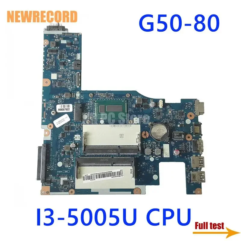 

Материнская плата для ноутбука Lenovo Ideapad G50-80 FRU 5B20K62237 ACLU3/ACLU4 UMA NM-A362 SR270, встроенный полный тест