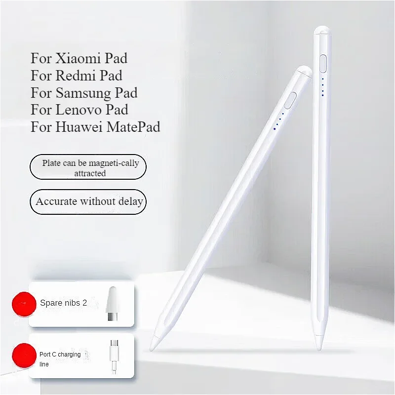 

for xiaomi Pad 6 5 Stylus Pen For Samsung Pad without Palm Rejection Tilt,for Huawei Matepad for All Android Tablet Phone Pen