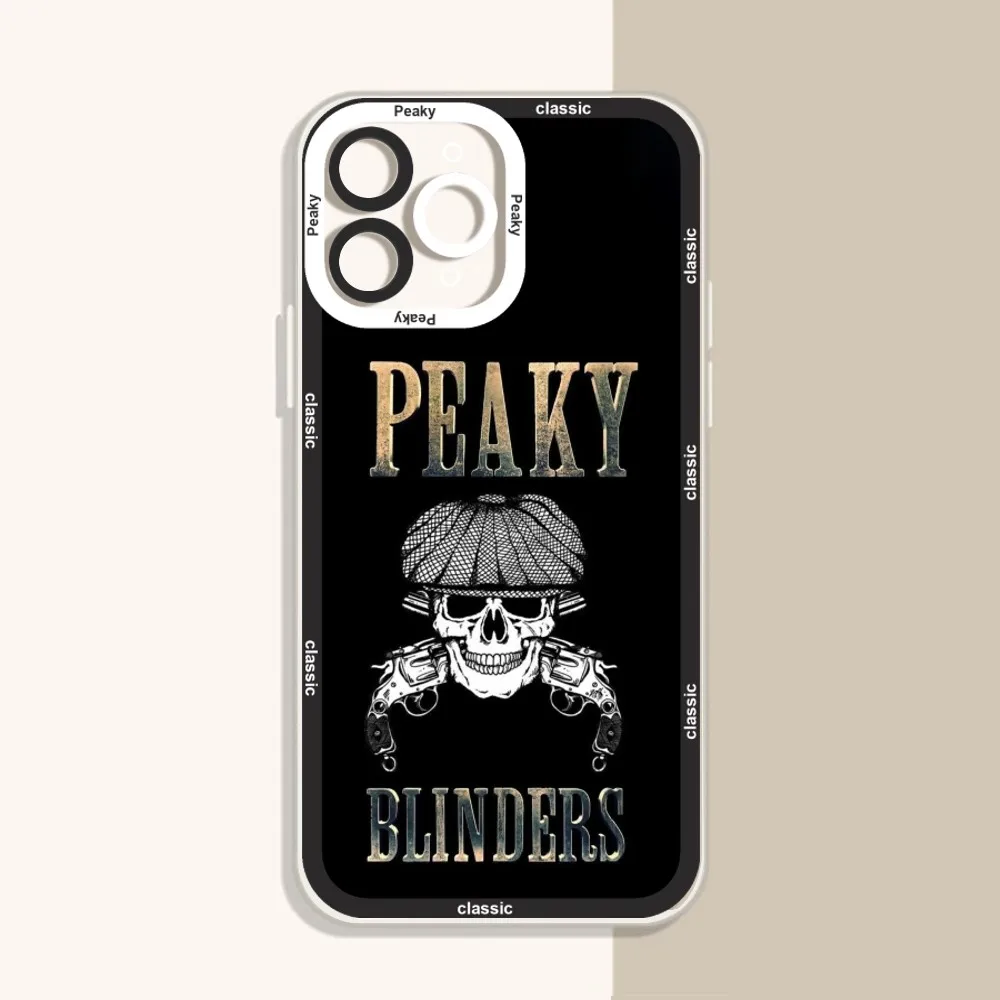 P-Peaky B-Blinders Phone Case For IPhone 12 11 13 14 Pro Max XR XS Max X SE2020 7 8 Plus Case