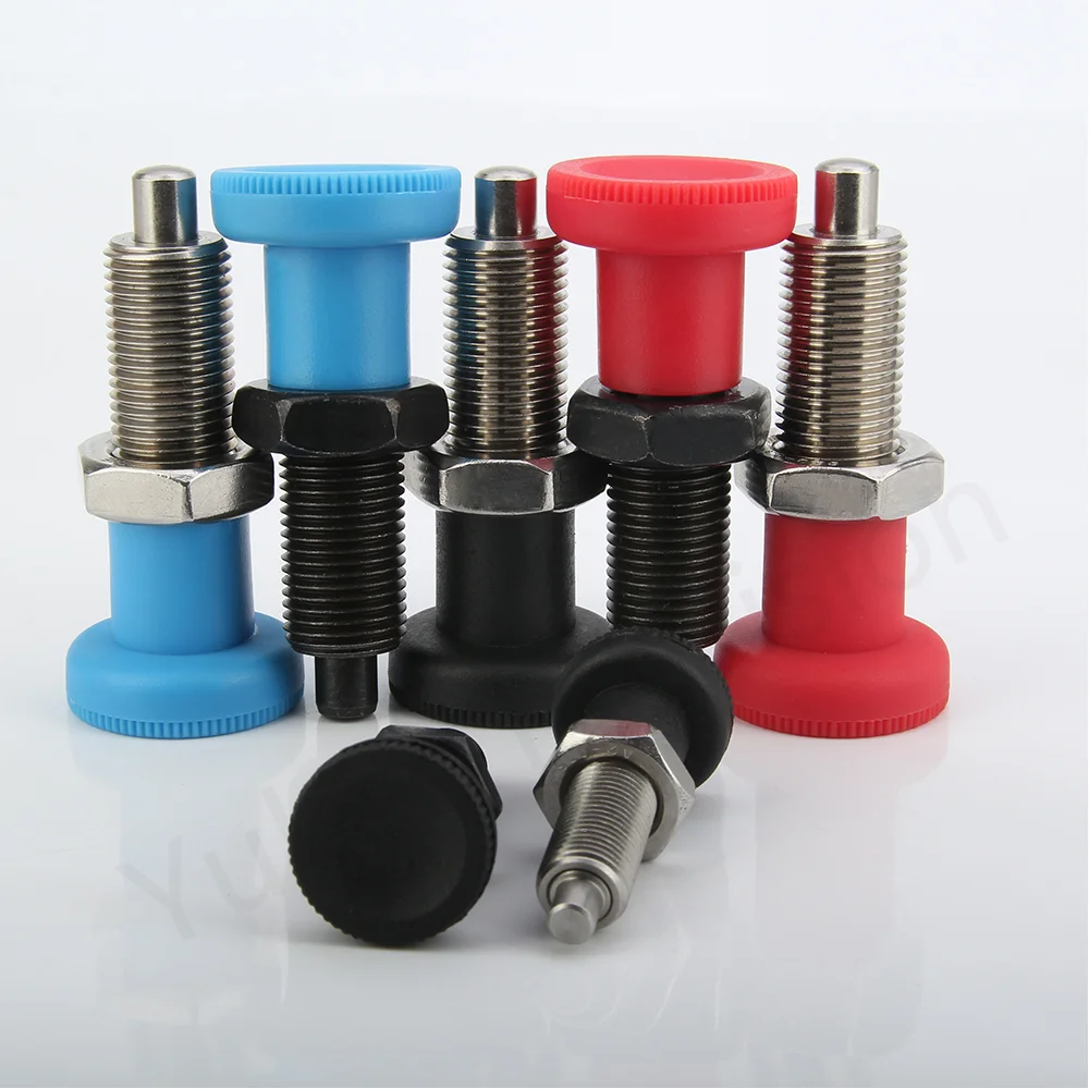 

YK219 Factory Outlet Reset Stainless Steel Carbon Steel Black Oxide Plastic Knob Indexing Spring Plunger M10 M12 M16 M20