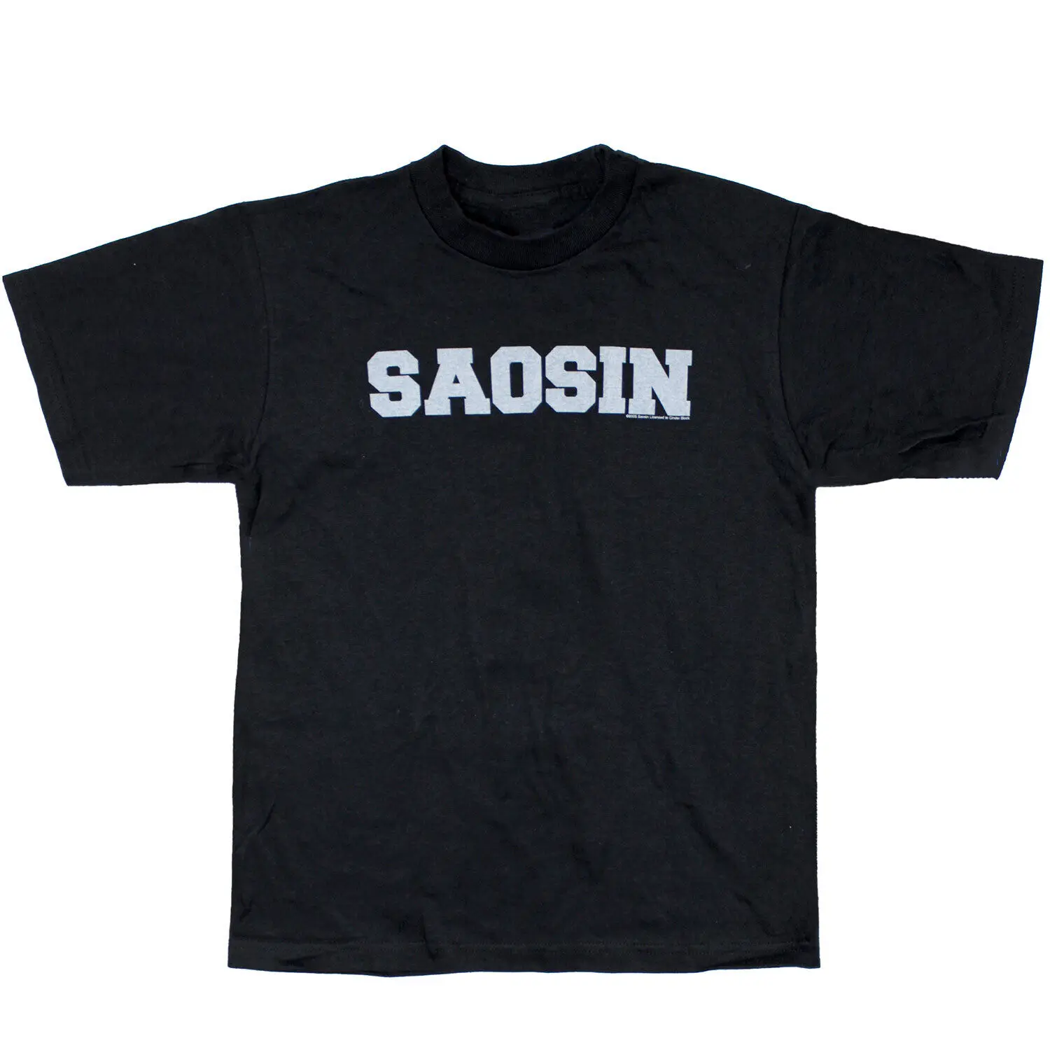 Boys' Saosin Logo T Shirt Youth Medium Black