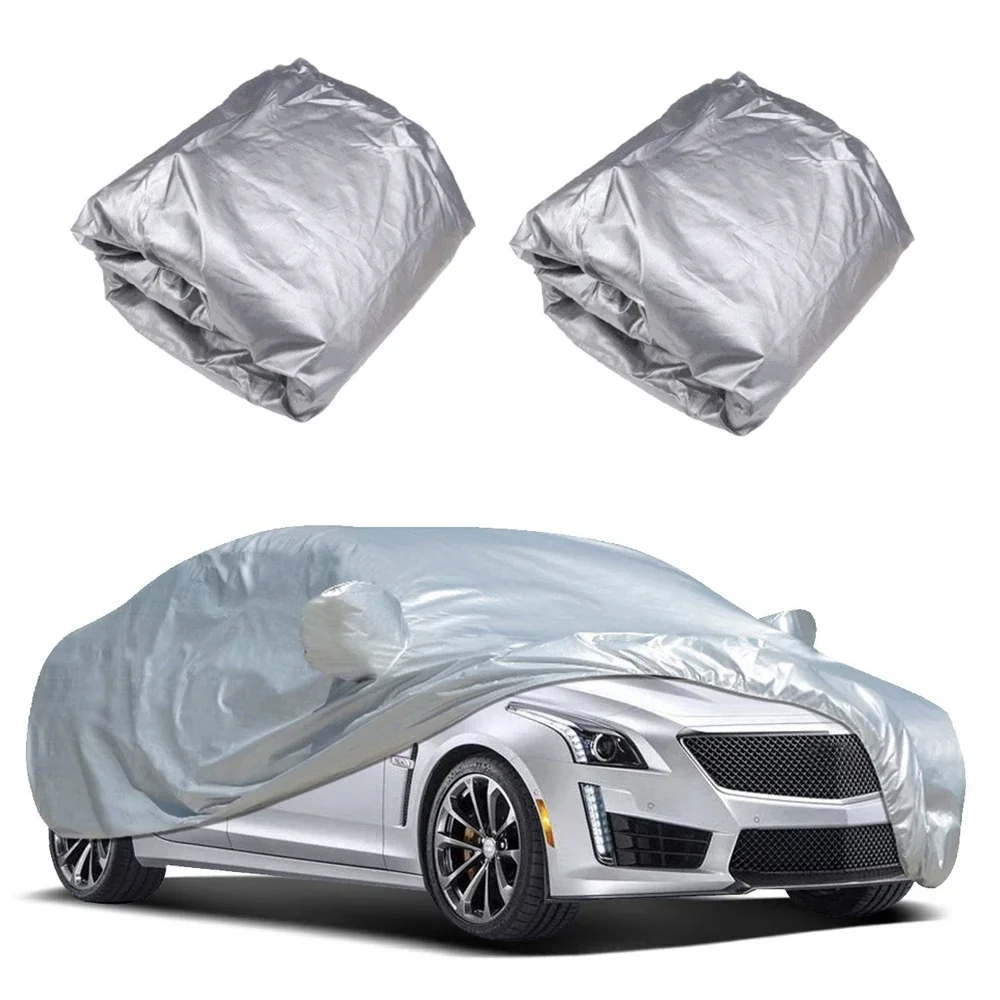 

Universal Full Car Cover Outdoor Indoor UV Protection Sunscreen Heat Protection Dustproof Scratch-Resistant Sedan Suit