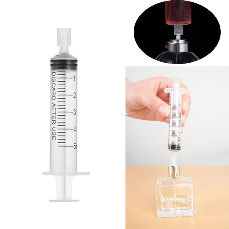 

5 мл дозатор шприцев для упаковки духов, полива, промышленная лаборатория, измерительный насос для инъекций питательных веществ, пластиковый шприц, инструменты для ухода
