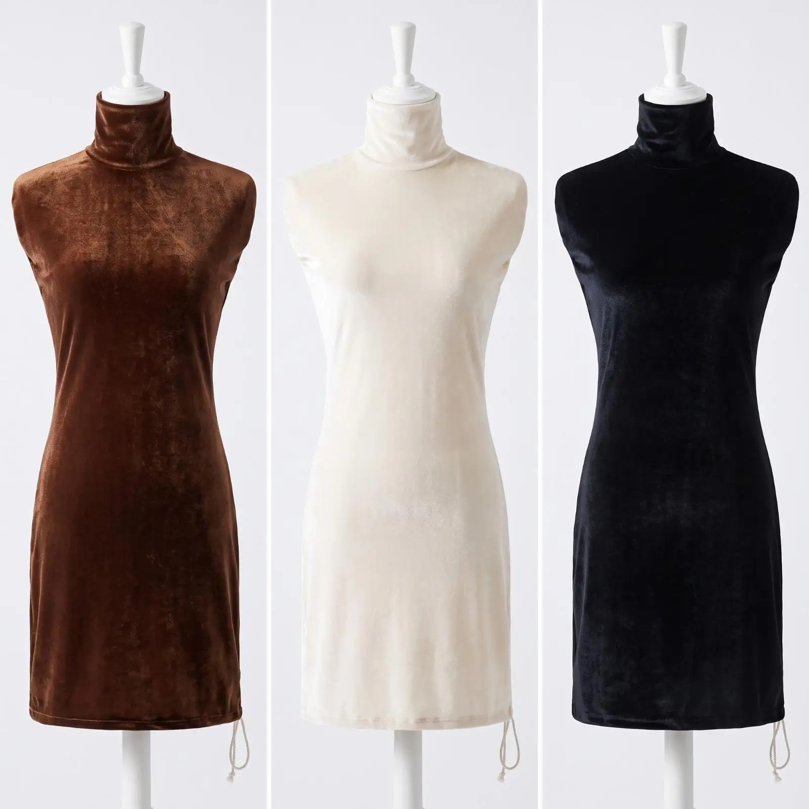 Velvet Women Display Mannequin Cover Full Body Dress Form Protector for Tailor Shop Window Boutique Display
