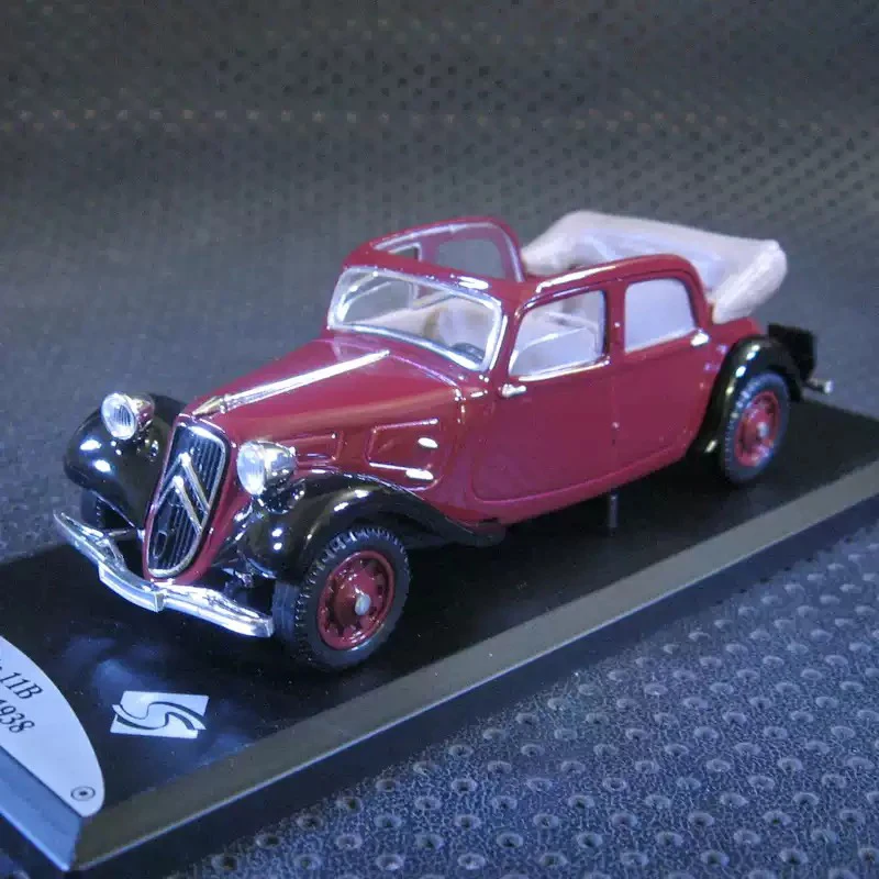 

Solido Diecast 1/43 Scale Citroen 11B Alloy Car Model Collection Display Toy Gift Souvenir