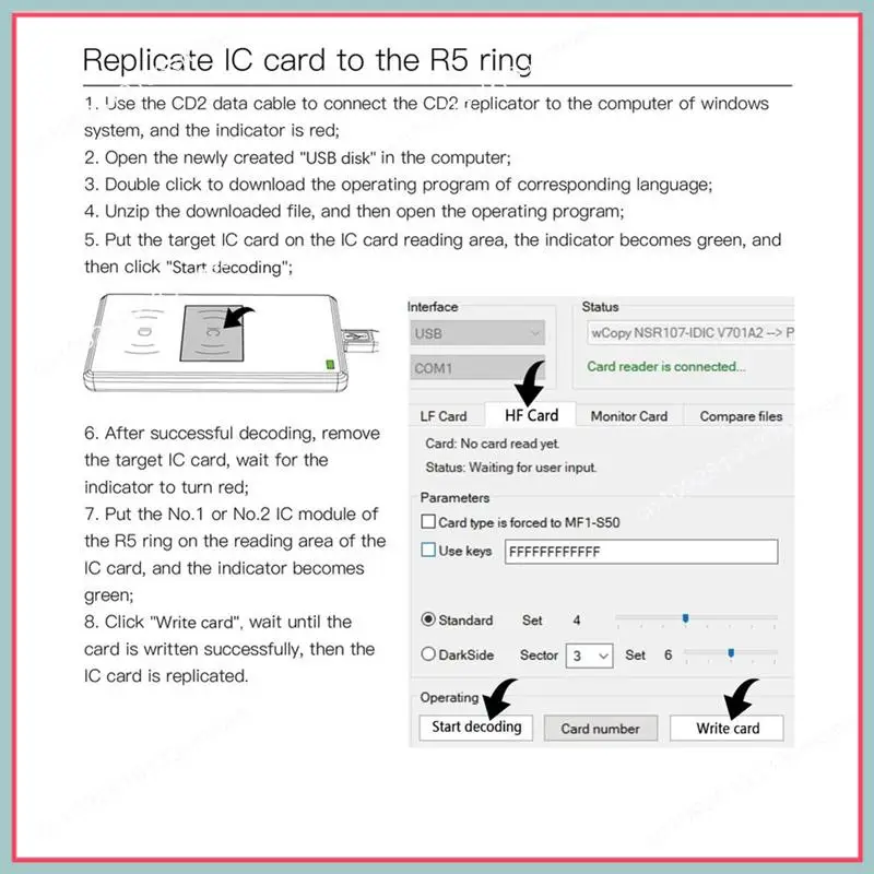 

N94R JAKCOM CDS Replicator CDS RFID Replicator For R5 Smart Ring Copy IC And ID Cards