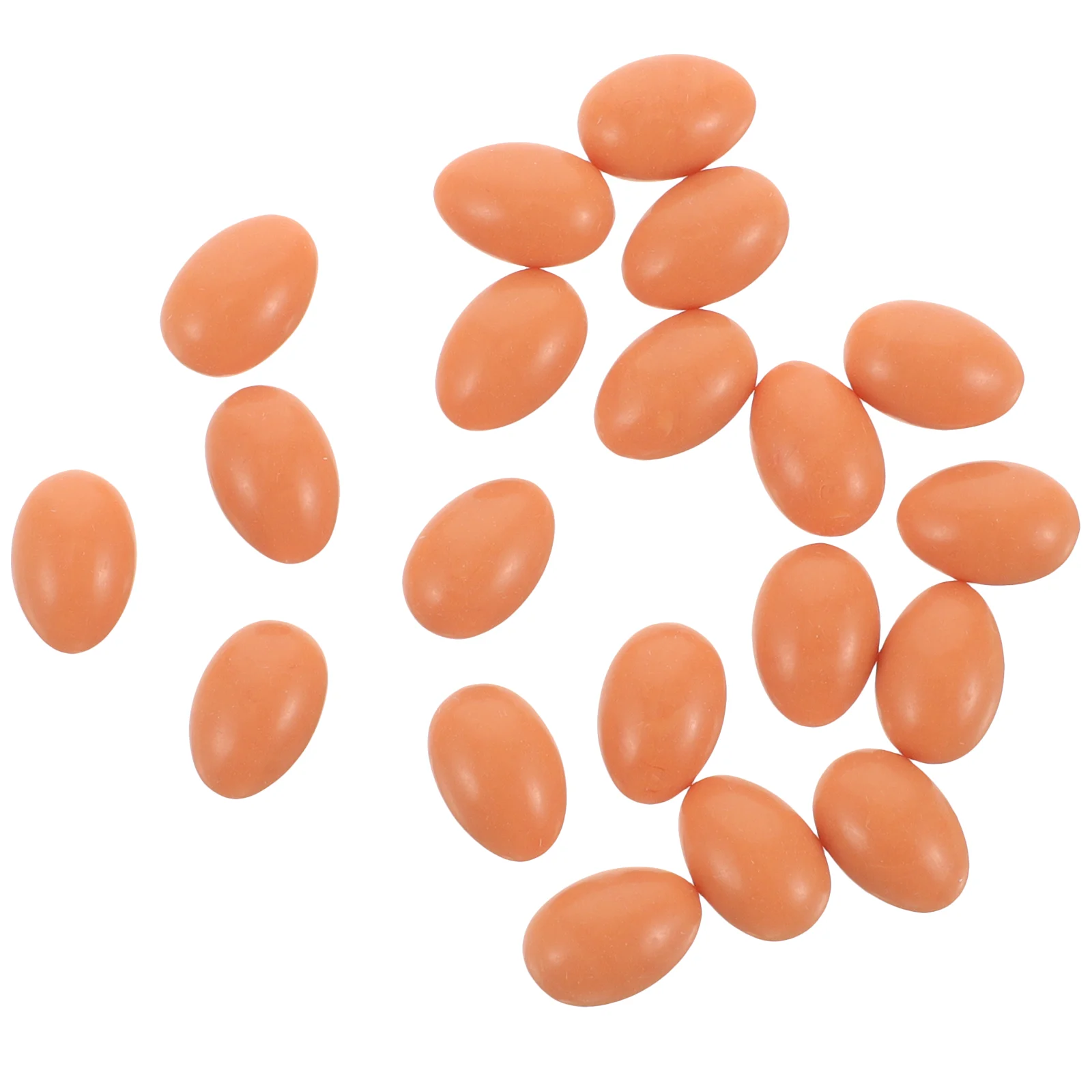 20Pcs Kitchen Miniature Eggs Pretend Play Toys Eggs Miniatures Kitchen Eggs Craft Miniature Egg Model