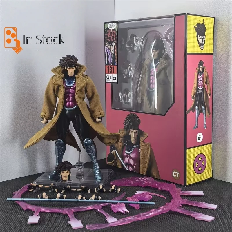 

In Stock Ct Extraordinary X-Men Mafex 131 Gambit Articulated Action Figure Poseable Collectible Model Gift Toys