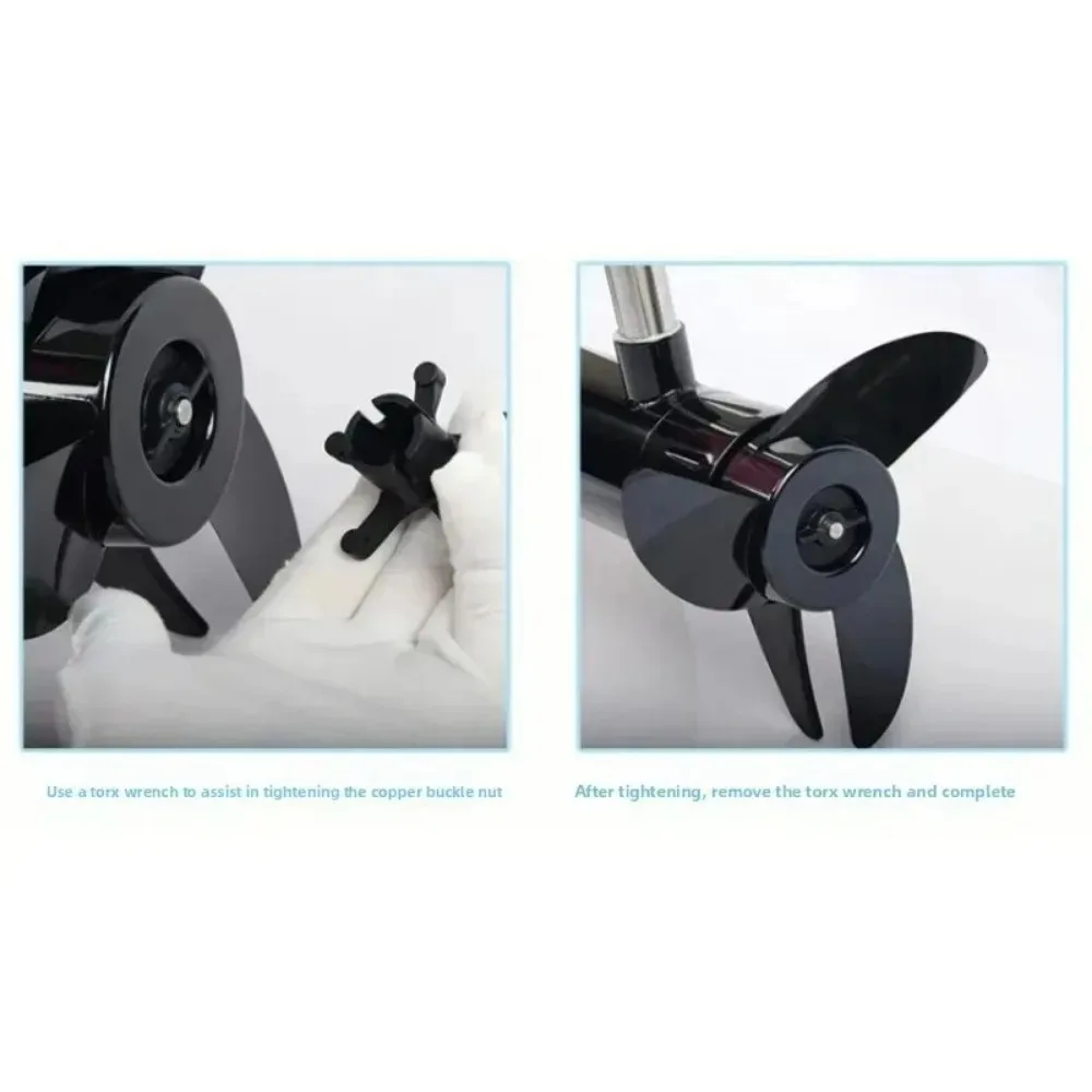 New Outboard Motor Prop Boat Propellers Electric for ET44L ET54L D65L Trolling Motors Mount Accessories/Boat 3-Blades