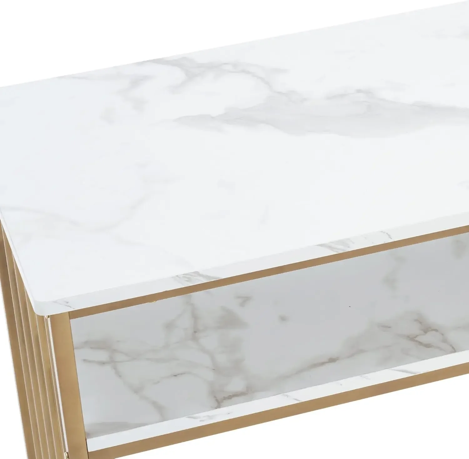 Manicure Table Marbling Texture Nail Desk with Storage Drawers Home Salon Spa Equipment 2407