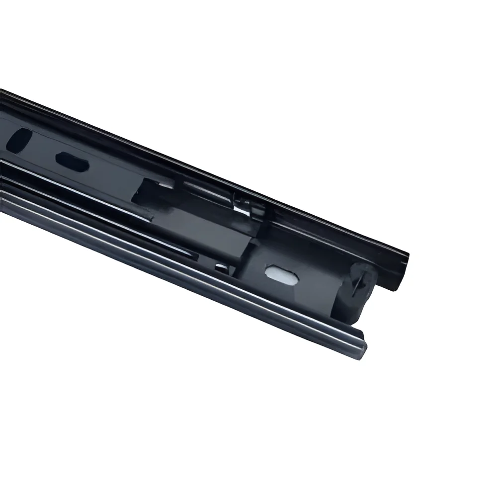 45mm 10-24inch ordinary steel ball drawer slide rail without any function, thickness 1.2*1.2*1.2, source manufacturer, long serv