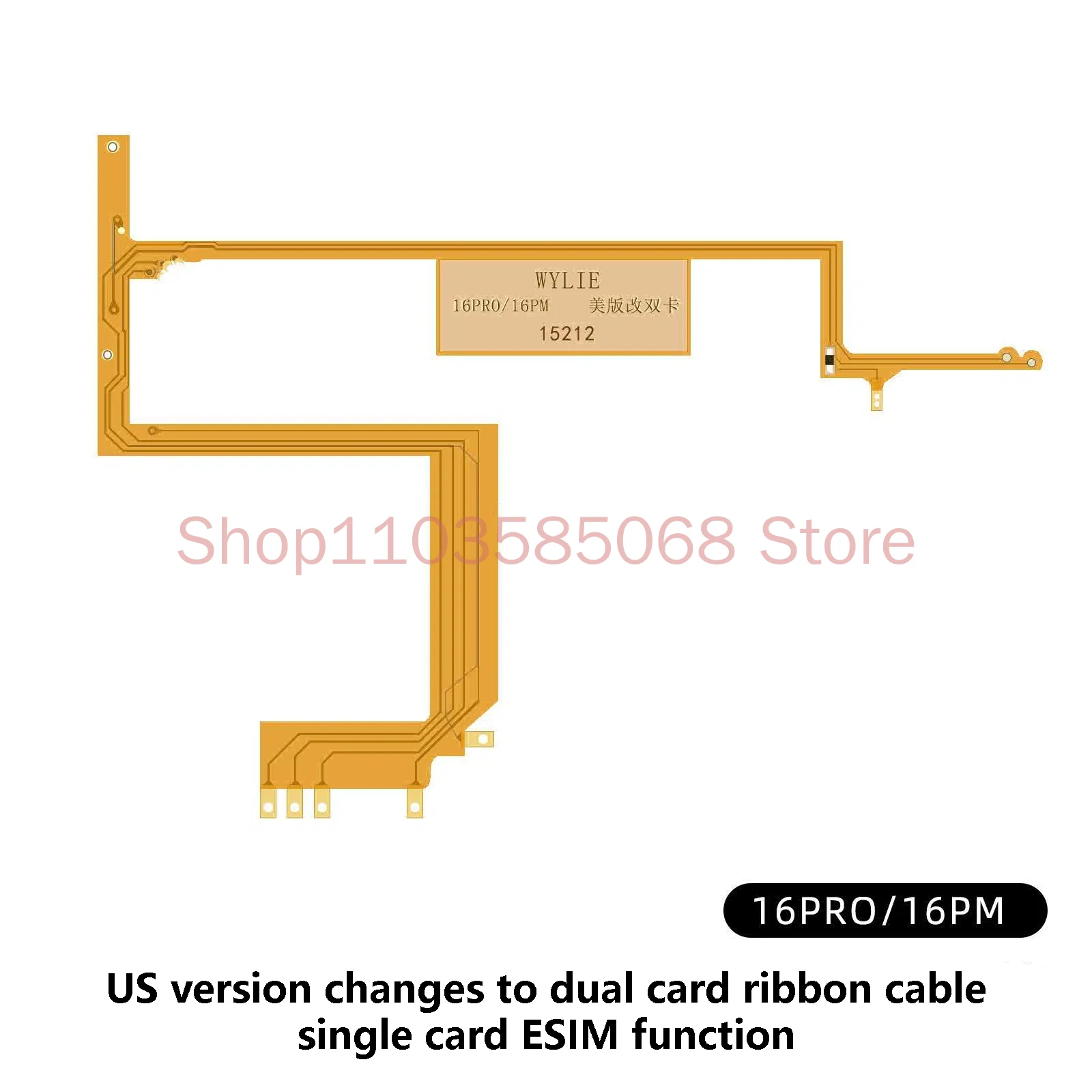 US Version of Apple IPhone 16/PLUS/Pro/PM Full Range Card Changing Cable/dual Card Slot/dual Card Card Holder