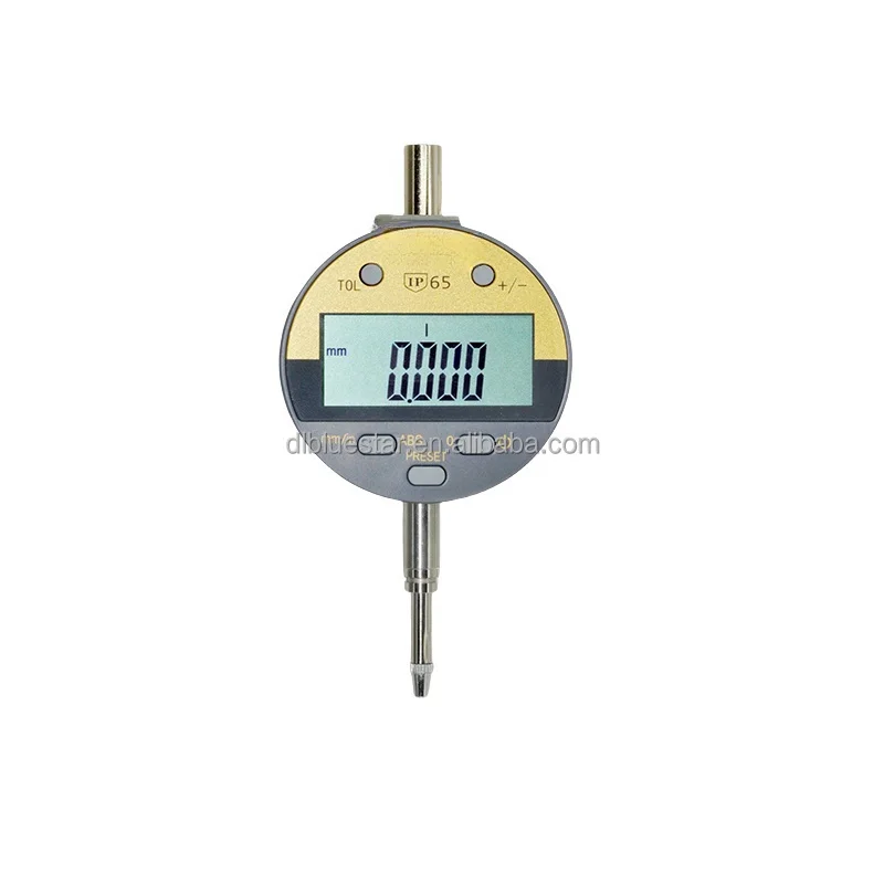 0.001mm IP54 Oil-Proof Digital Dial Indicator 0-12.7mm Range Precision Gauge Tester with RS232 Data Output