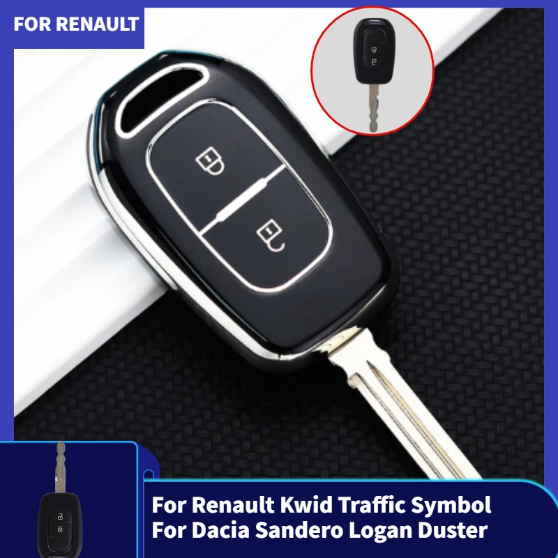 New TPU Key Case for Renault Duster Dokker Logan Stepway Clio 5 SS2 for Dacia Sandero Stepway Logan Duster Renault TWingo Cover