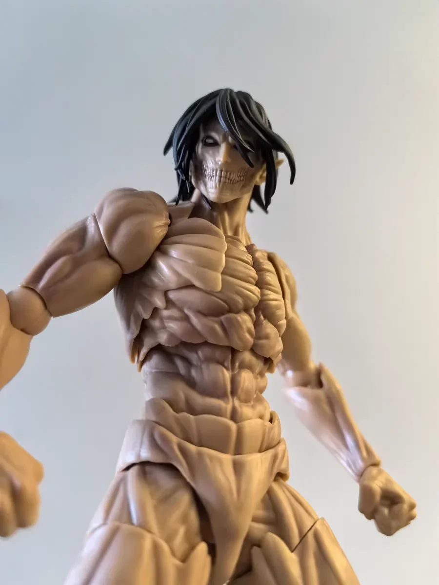 Original In Stock Revoltech AMAZING YAMAGUCHI Eren Jaeger Anime Action Figures Model Collection Toy