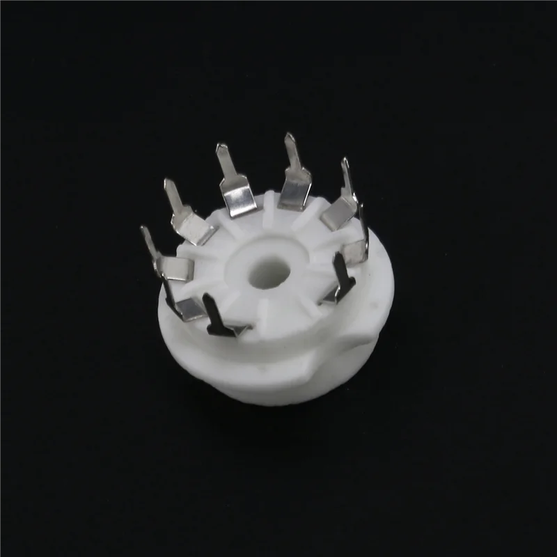 Promotion! 60PCS PCB 9Pin  B9A Vacuum Tube Socket Audio HIFI DIY Amps For 12AX7 12AU7 12AT7 ECC81 ECC82 ECC83 Silver-Plat