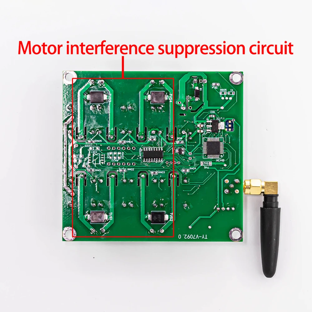 Tuya 4 Channel 4G Smart Motor Forward Reverse Controller Module Switch Jog Interlocking Timing Relay with RF 433MHZ