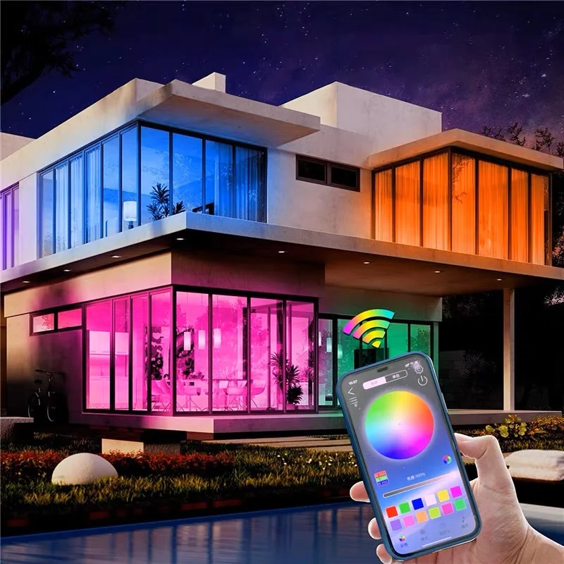 LED RGB ضوء اللون للزينة ، RGB 3528 ، 5m ، 300 LED ، زخرفة فيترين