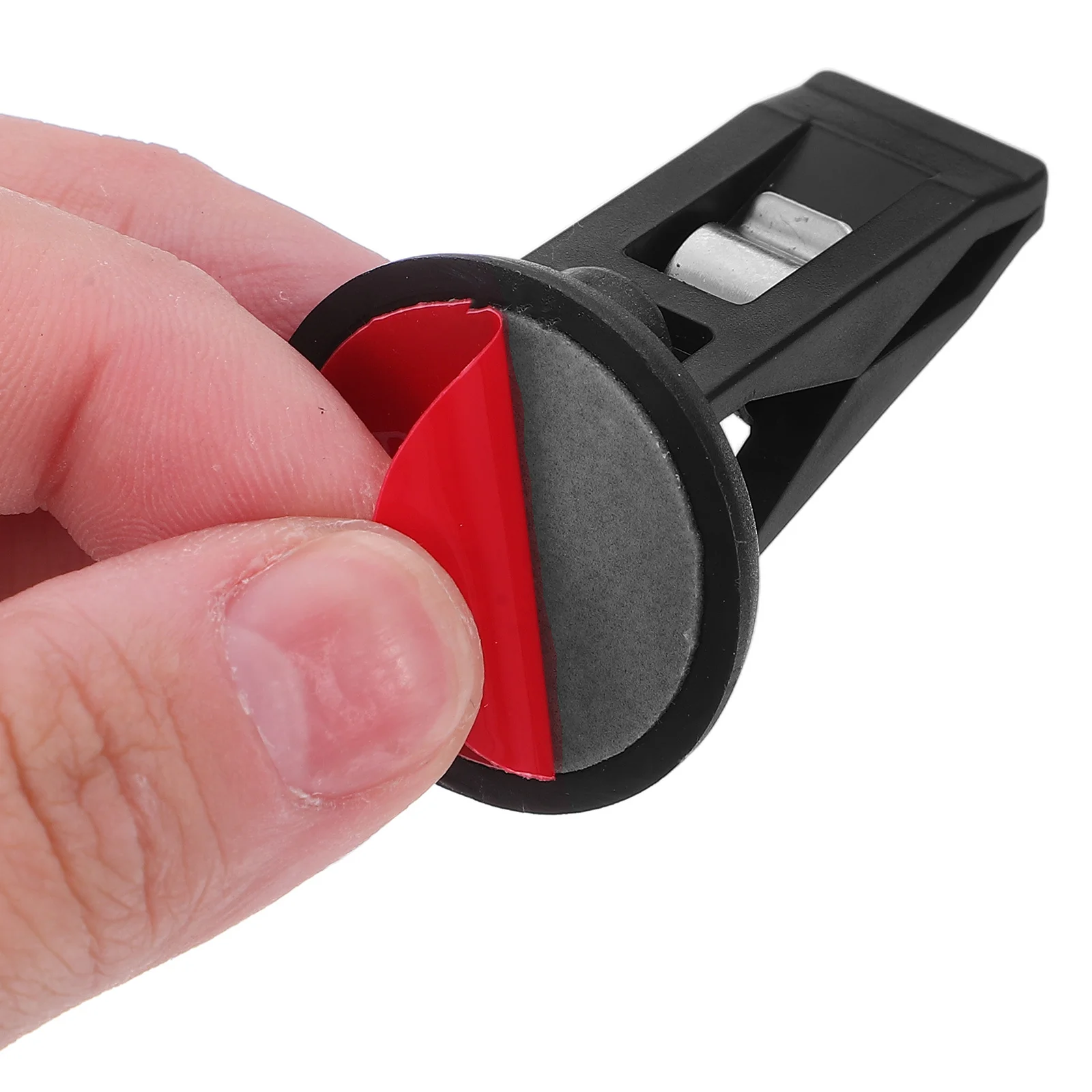 2pcs Multi-Function Card Holder Transparent T-Shape Ticket Folder For Car Fridge Window Bill Clip Plastic Organizer Stationery