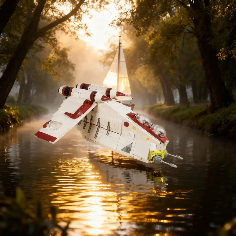 

Конструктор MOC «Звездная битва: Боевой корабль Республики», 1233 детали, креативный подарок, коллекционный декор, премиум-класс для детей и взрослых, для рабочего стола