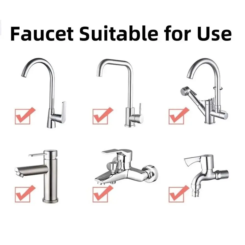 1Sheet S/L Faucet O-Ring Sealing Gasket Leak-proof Replacement Pipe Connection Gasket Silicone High Temperature Resistant