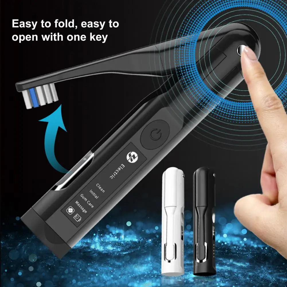 Bathroom Accessory Wide Application Soft Bristle Electric Toothbrush for Travel