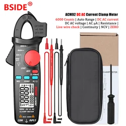 BSIDE ACM91 Hohe Präzision AC DC Digital Clamp Meter Auto Range True RMS Auto Reparatur Amperemeter Clamp Digital Amperemeter Clamp Meter