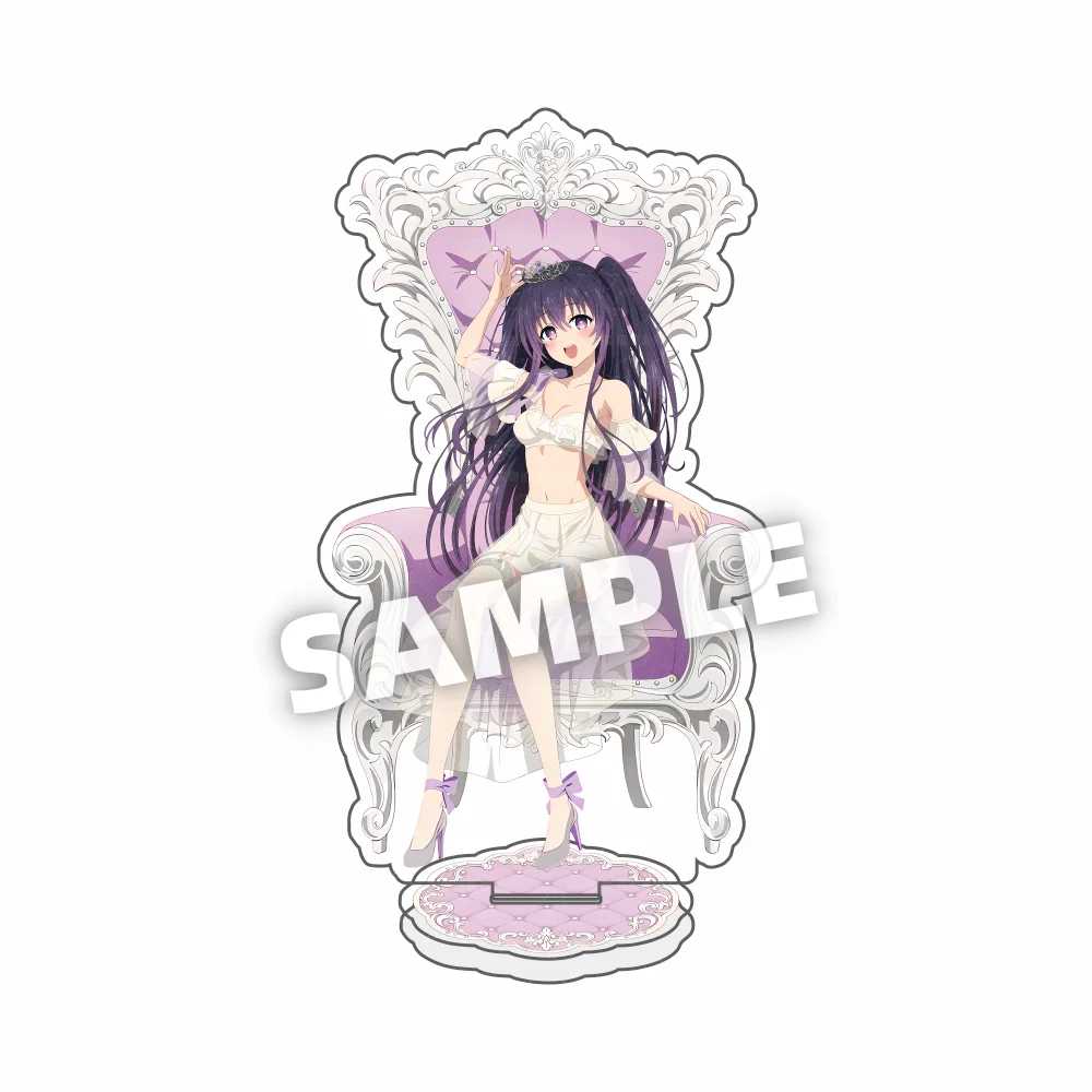 Anime Date A Live Tohka Yatogami Kurumi Tokisaki Origami Tobiichi Acrylic Stand Figure Display Decor Collectible Gift keychain